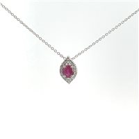 Collier Mirco Visconti Femme in Or Rubino 0.41 Ct ABA1177/R - ABA1177/R